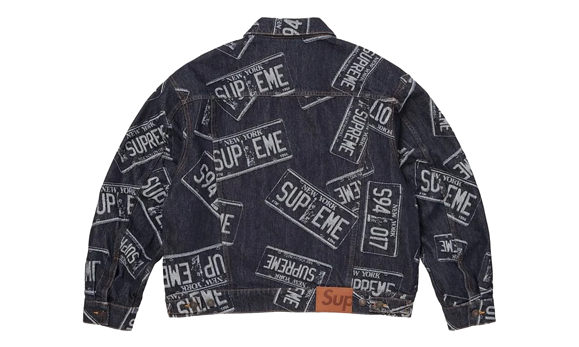 Denim Trucker Jacket "SS26 - License Plate" SU27279