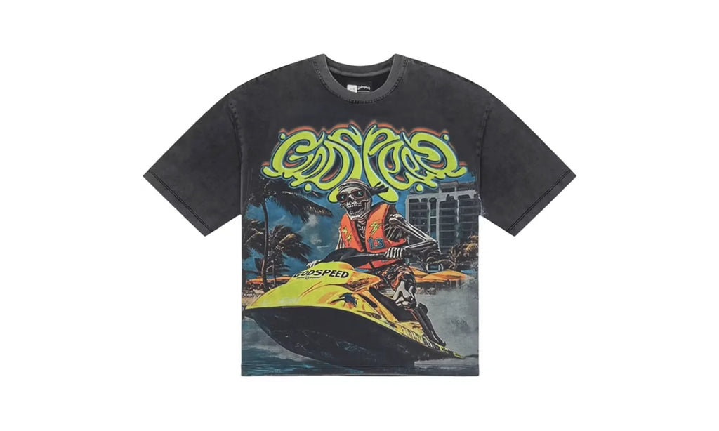 Wave Runner T-shirt "Grey Wash" 10079620