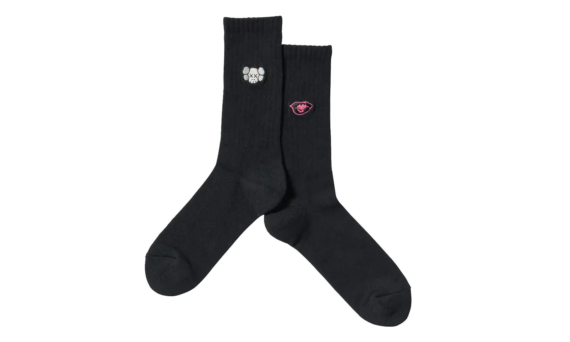 Uniqlo Warhol Black UT Socks "Black" KAWS202478