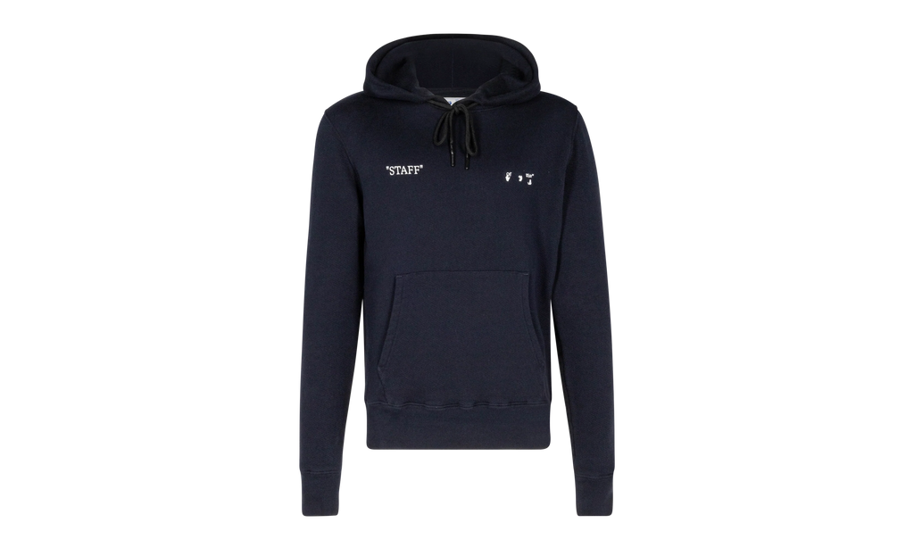 Staff Slime Hoodie "Blue / White" OMBB034T21FLE0014501