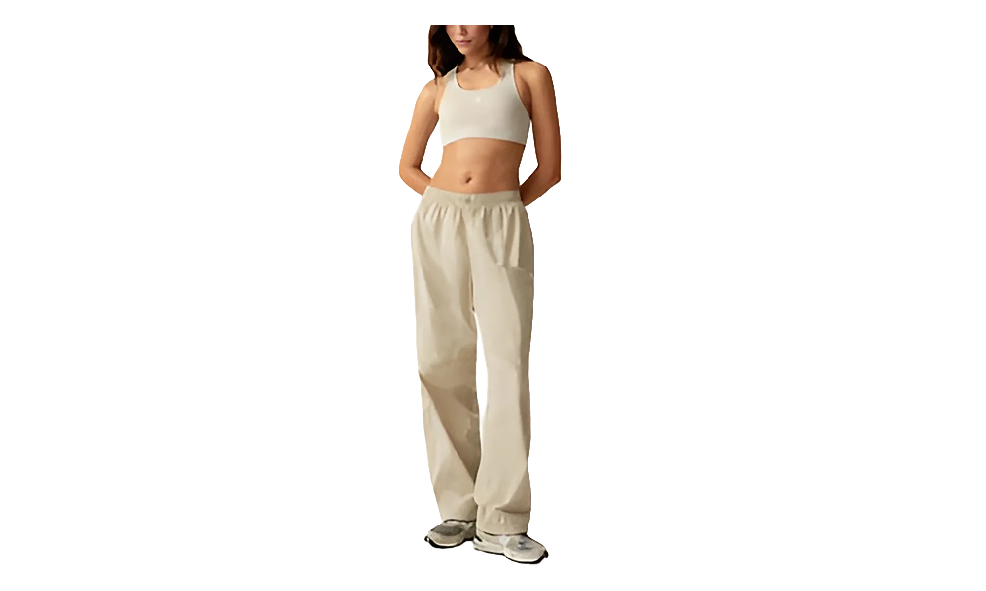 Lowen Nylon Track Pants WMNS "Beige" KITH106