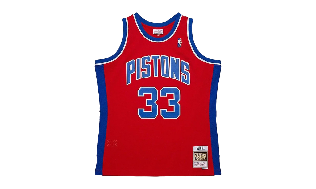 NBA Grant Hill Dark Jersey "1994 Detroit Pistons - Red" JY8722 DPIRED1
