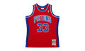 NBA Grant Hill Dark Jersey "1994 Detroit Pistons - Red" JY8722 DPIRED1