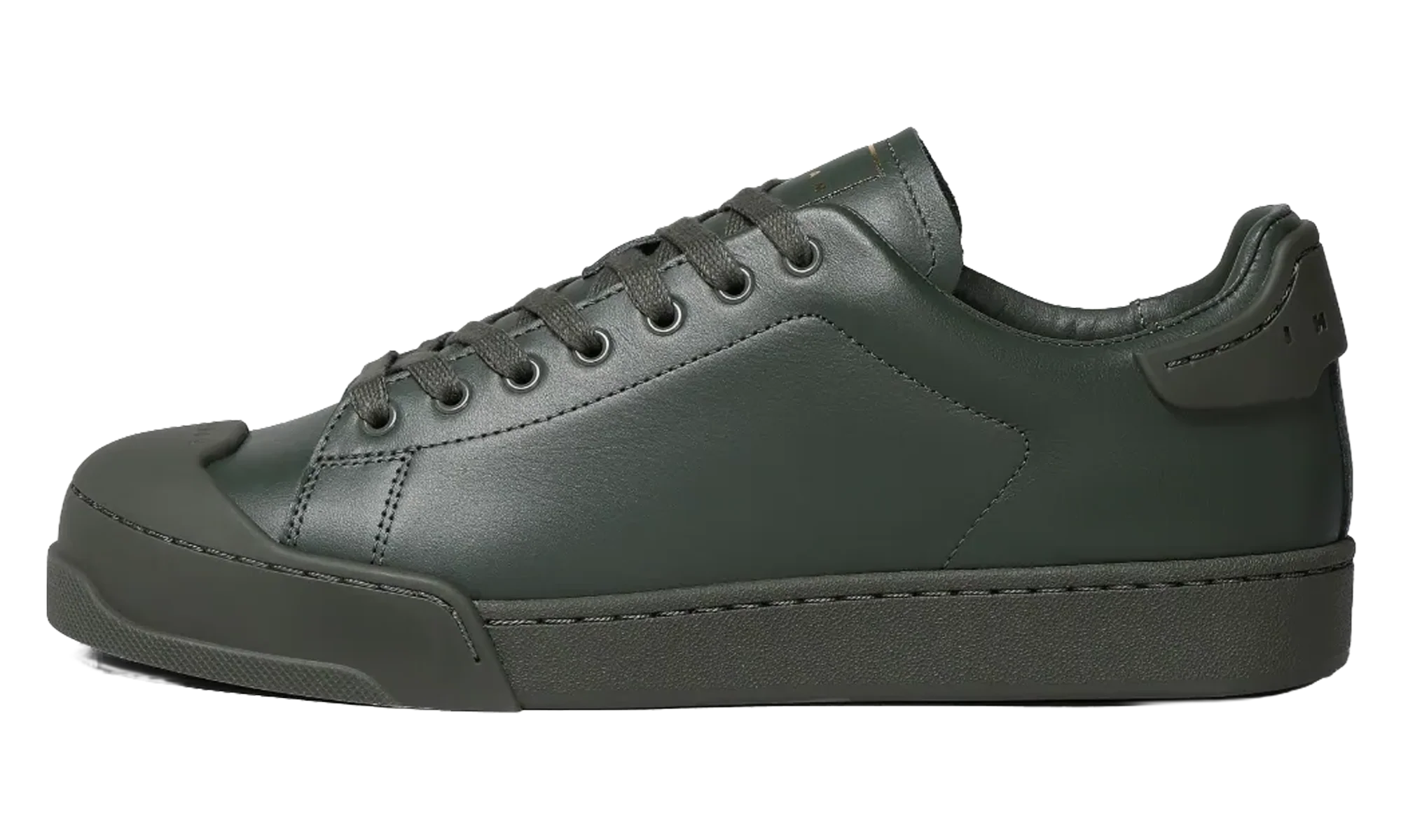 Dada Bumper Low Top Leather Sneakers "Juniper Green" SNZU013401 P5703 00V91