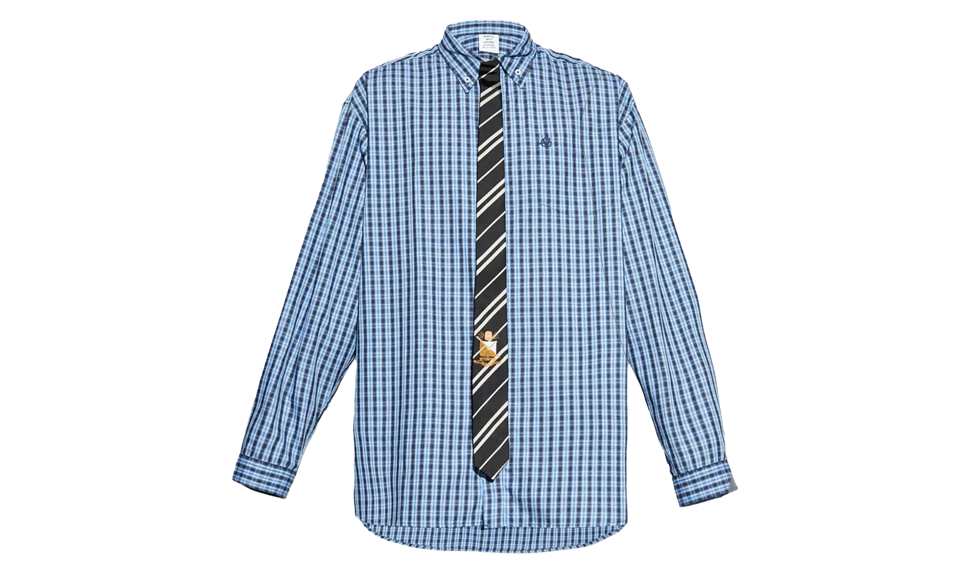 Tie Shirt "Blue Check" UH76SH280CN