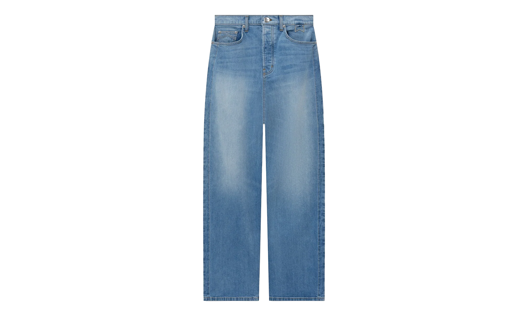 WIDE-LEG DENIM TROUSERS "BLUE" RHFW24DP02012 IGO