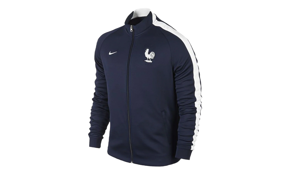 N98 France Authentic Track Jacket "Midnight Navy / White" 589858 410