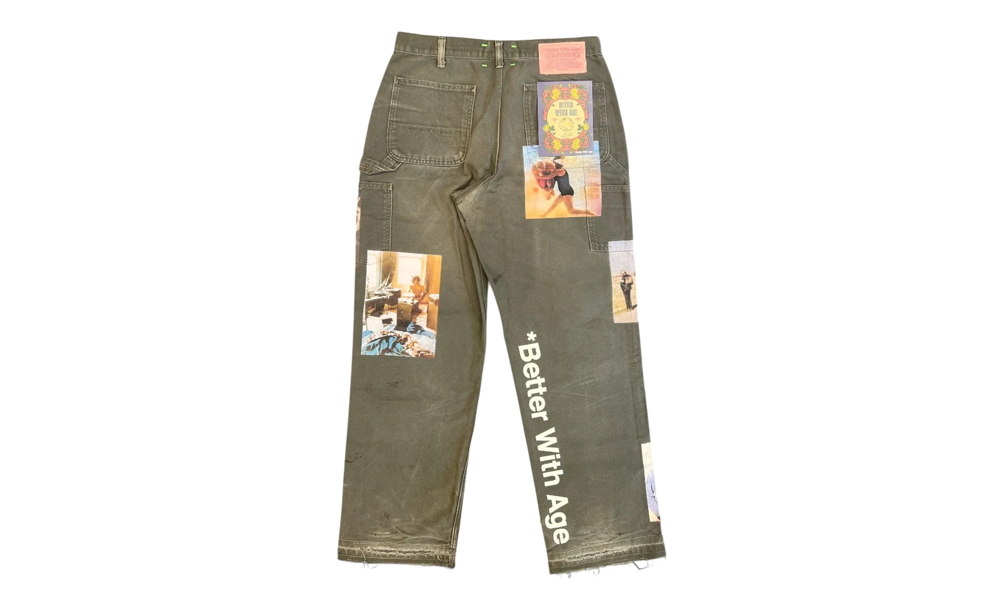 Tabloid Carpenter Trousers "Grey / Multicolor" BWA113