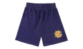 EMANUEL EE BOUCLE SHORT COTTON "Purple/Yellow" EE756