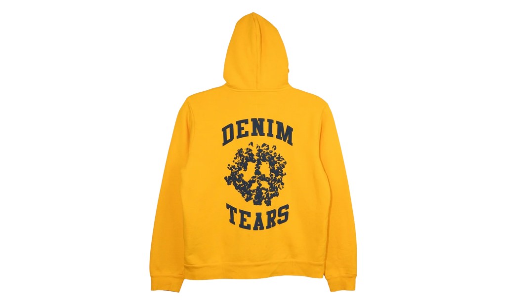 University Logo Zip Up Hooded Sweatshirt "Yellow" DT366