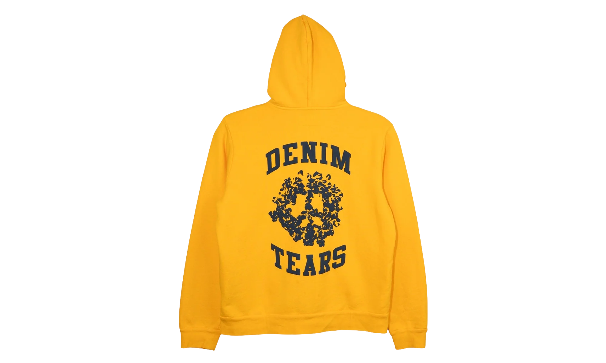 University Logo Zip Up Hooded Sweatshirt "Yellow" DT366