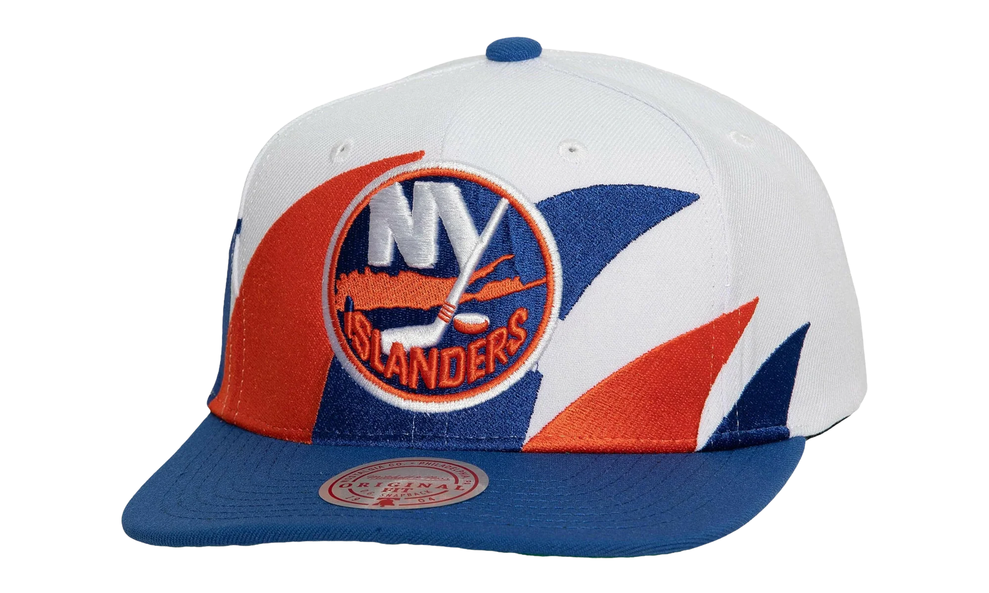 NHL Vintage Sharktooth Snapback Cap "New York Islanders - White" 6HSSSH22088 NYIWHIT