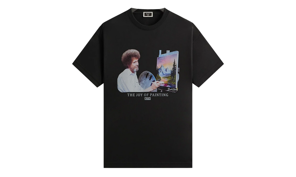Bob Ross Joy of Painting Portrait Tee "Black" KHM033936 001