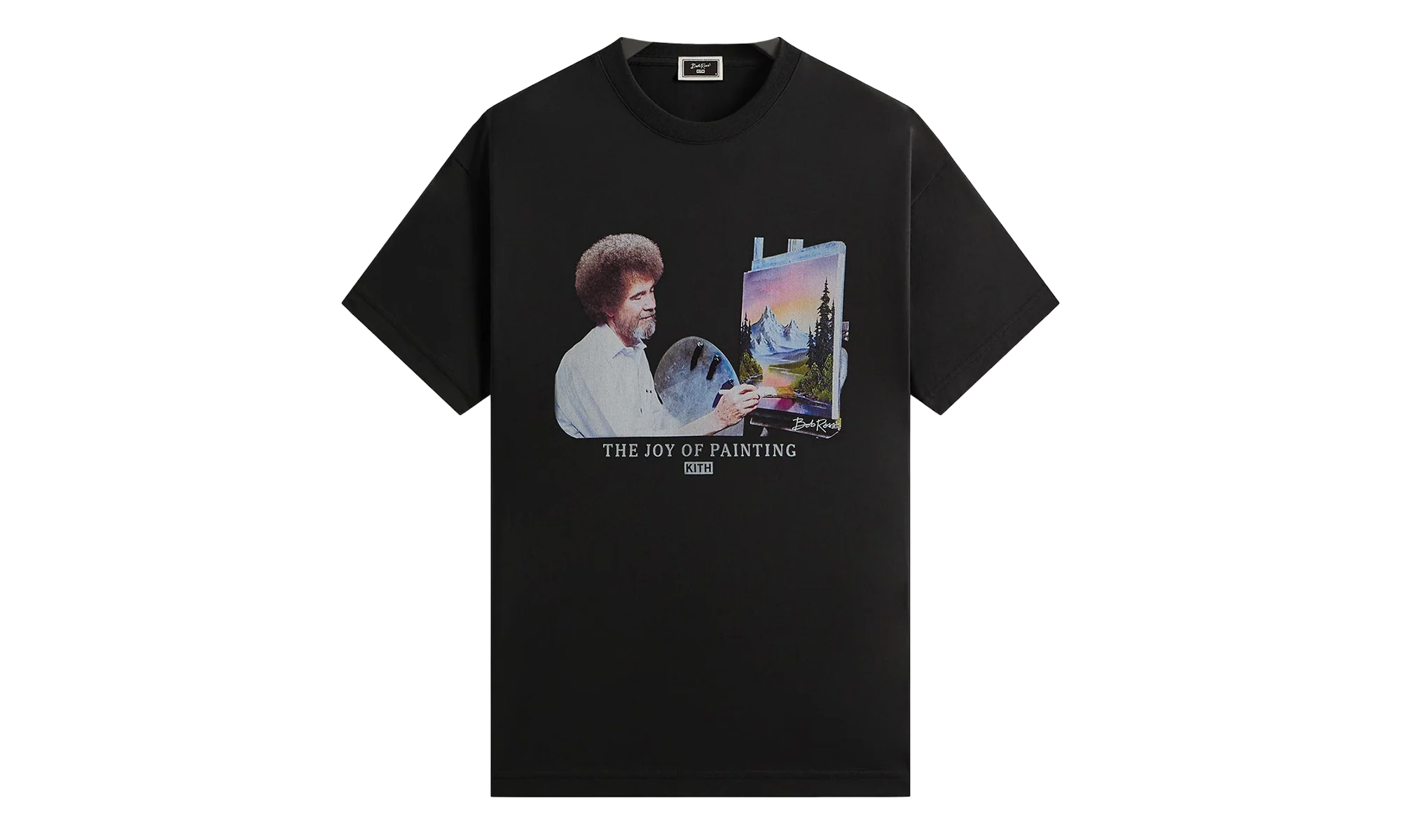 Bob Ross Joy of Painting Portrait Tee "Black" KHM033936 001