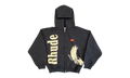Eagle Pass Zip-Up Hoodie "Vintage Black / White" RHSS26HO08012 BLK