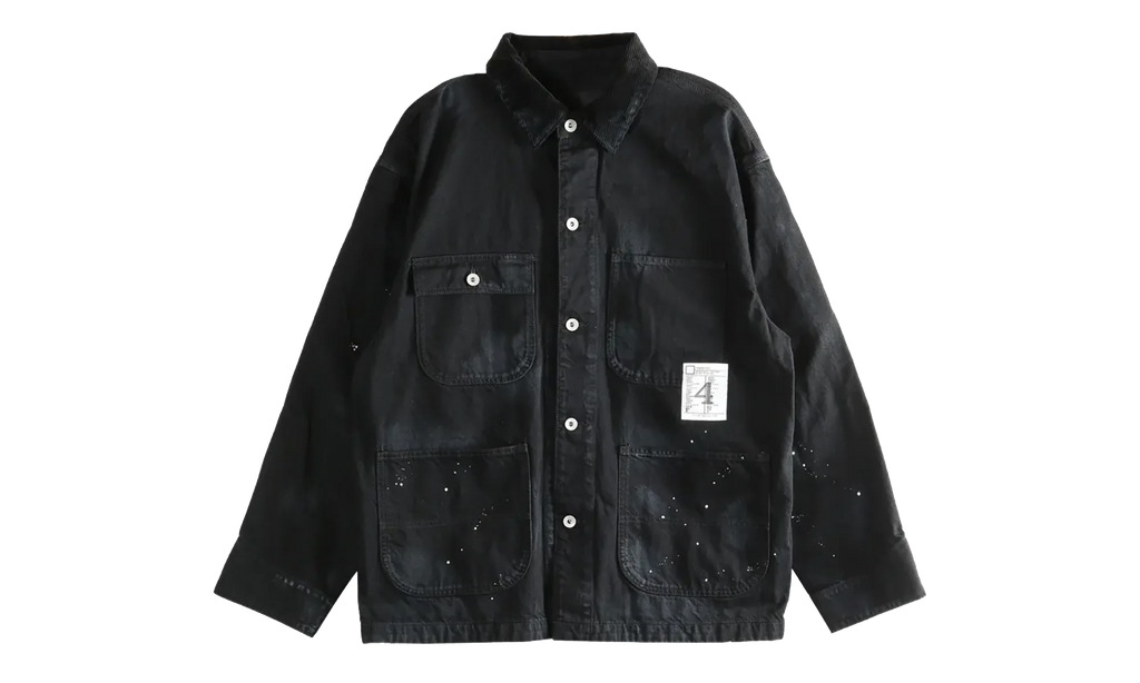 Washed Coverall Jacket "Black" 252AQNH JKM05 BLAC