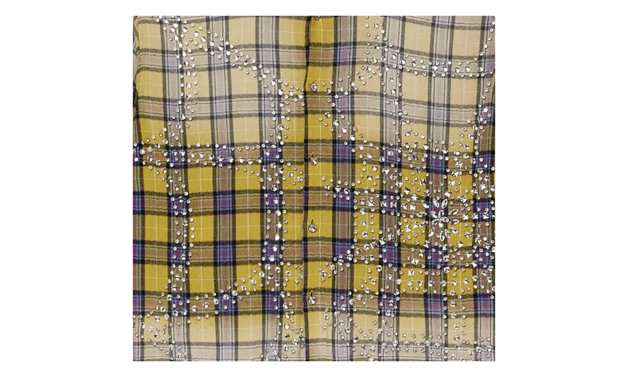 Jeweled Flannel Top "Lemonhead" VAL51
