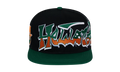 Records Snapback Hat "Green / Black" HSR146