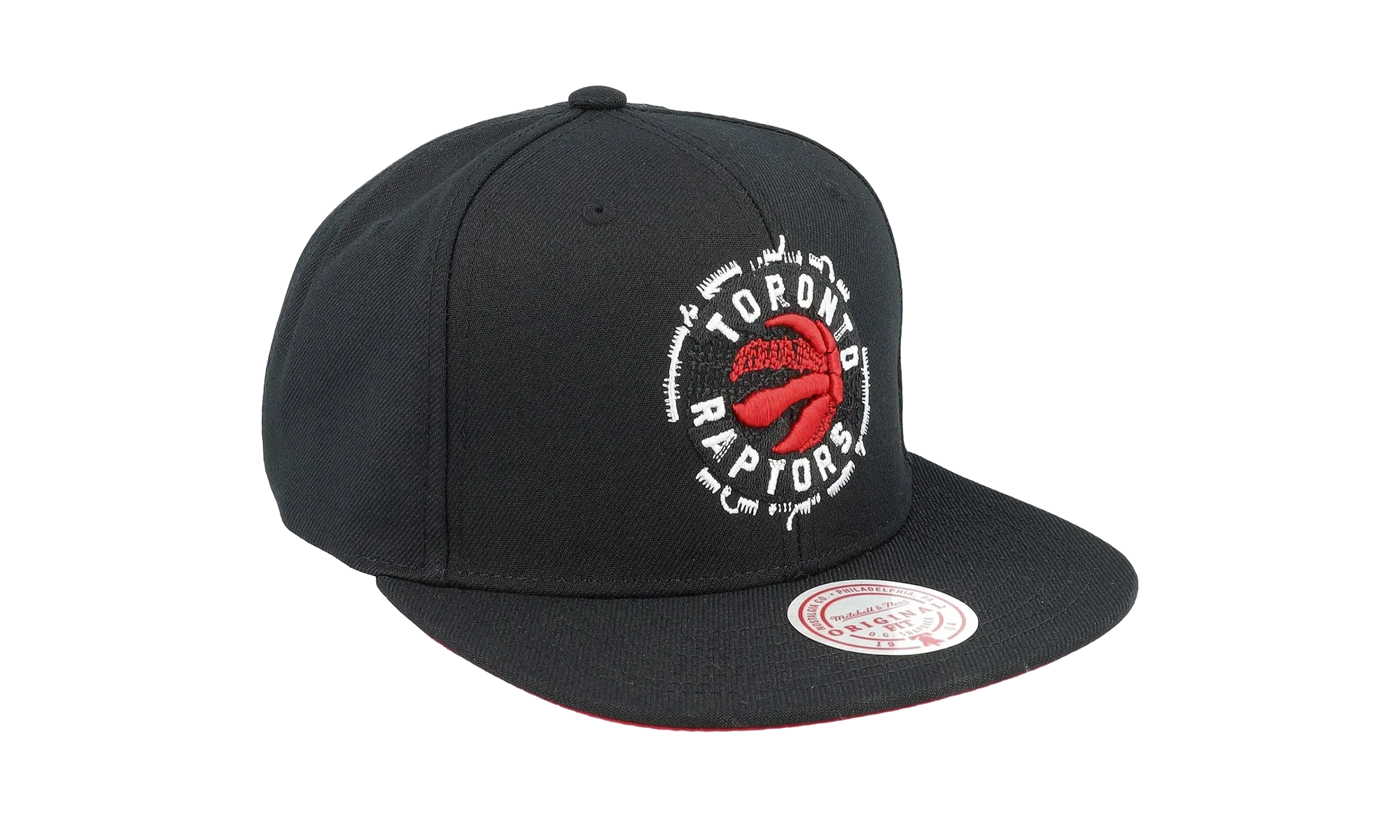 NBA Embroidery Glitch Snapback Cap "Toronto Raptors - Black" HHSS4322 TRAYYPPPBLCK