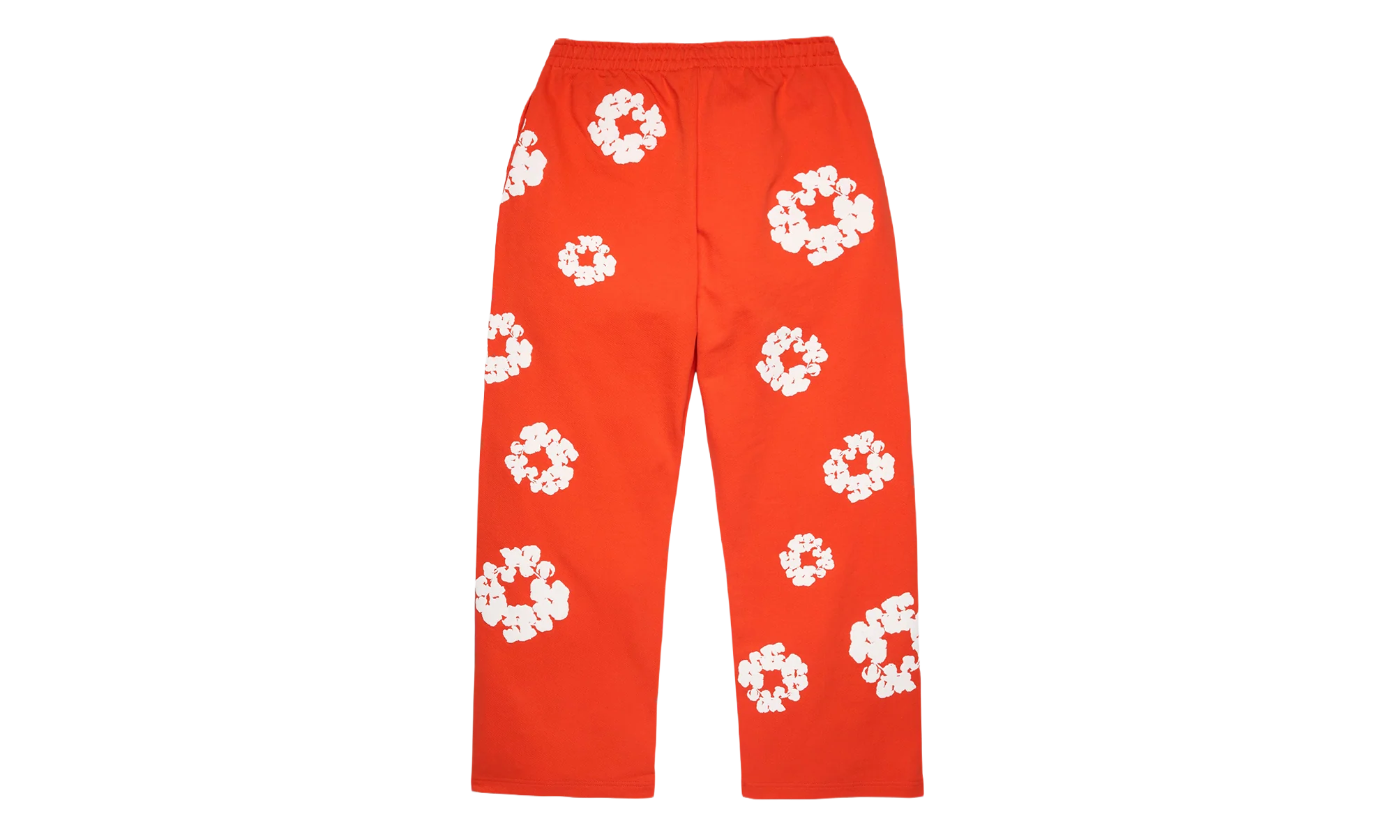 Cotton Wreath Baggy Sweatpants "Dark Orange" DT619