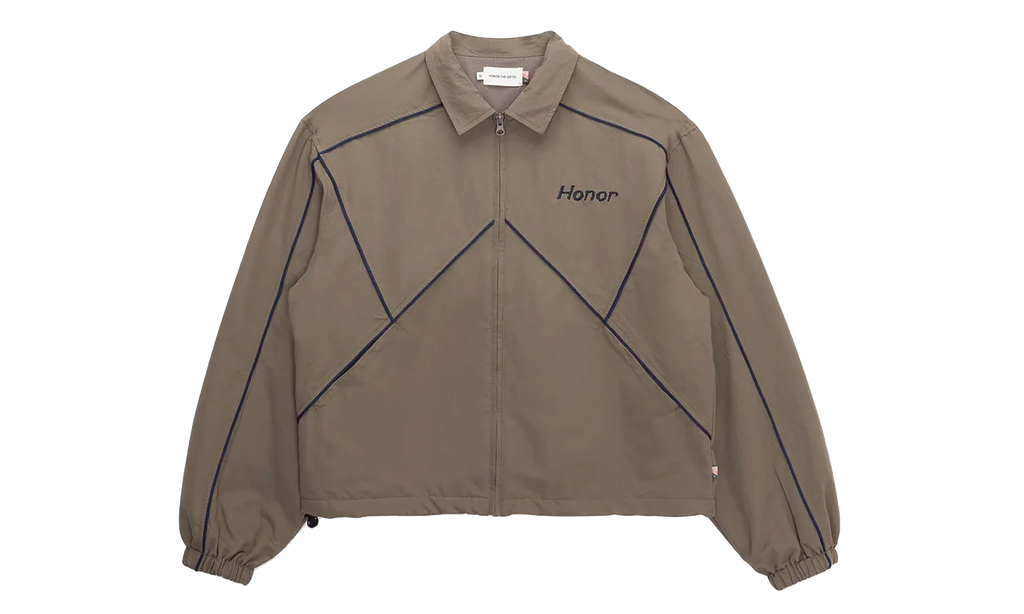 Nylon Growth Track Jacket "Pebble" HTG260167 PBL
