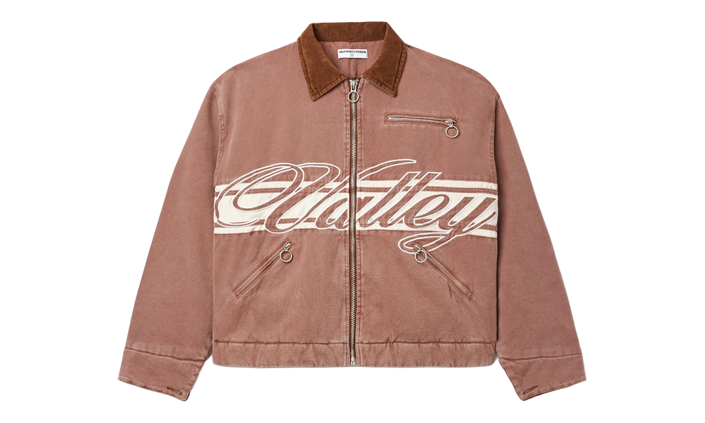 Cursive Trucker Jacket "Brown" VAL122