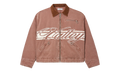 Cursive Trucker Jacket "Brown" VAL122