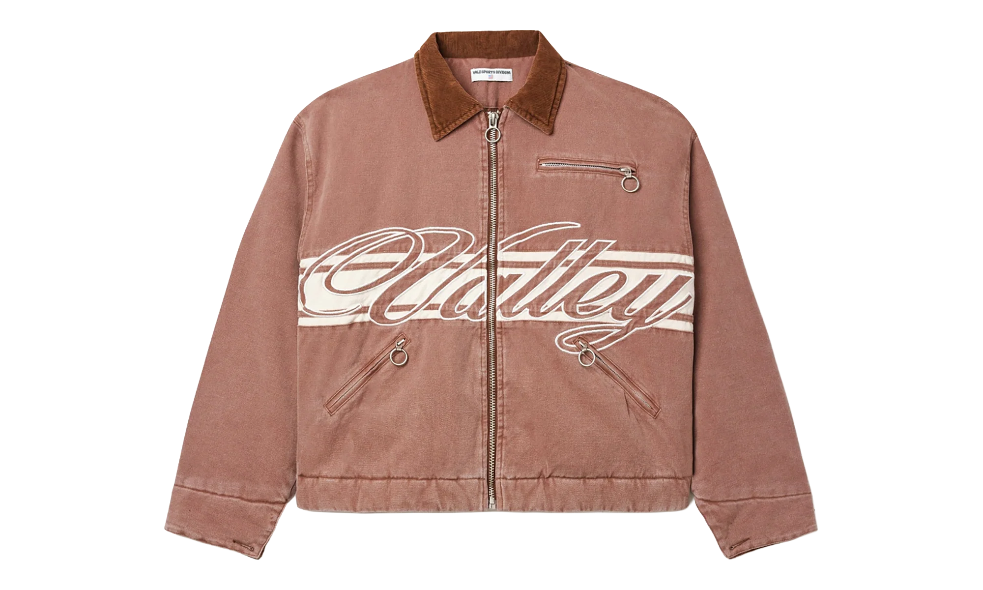Cursive Trucker Jacket "Brown" VAL122