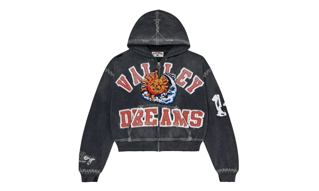 Sunny Zip Up Hoodie "BLACK" VAL43