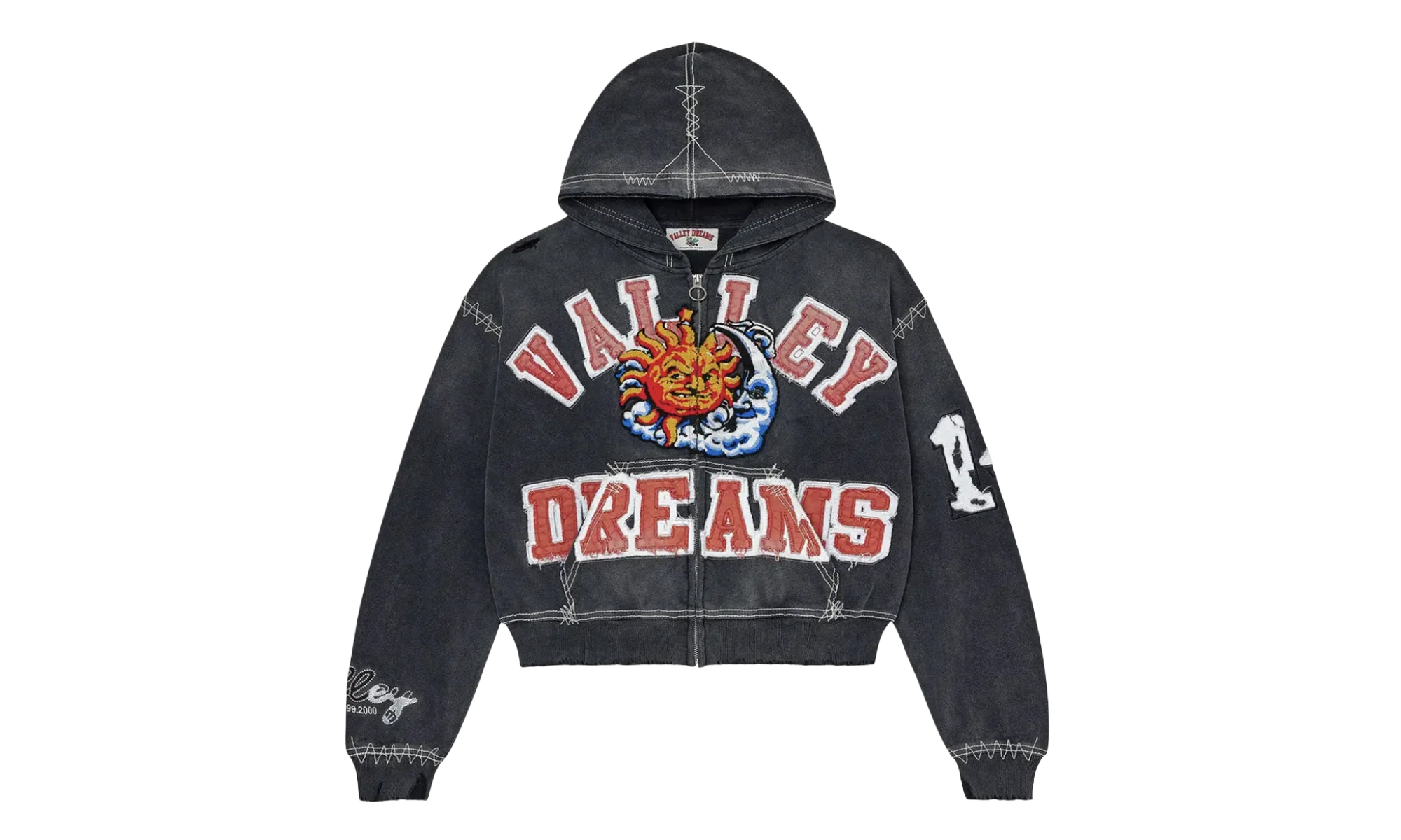 Sunny Zip Up Hoodie "BLACK" VAL43