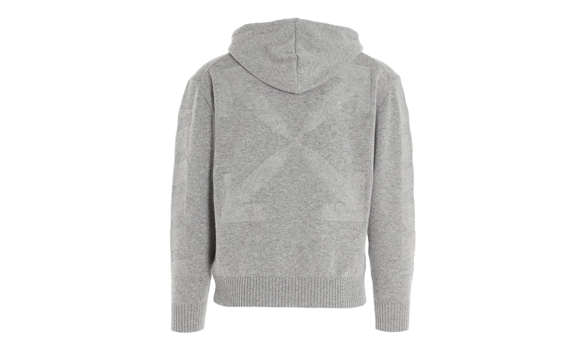 Arrow Cashmere Hoodie "Grey" OMHA097F20KNI0010900