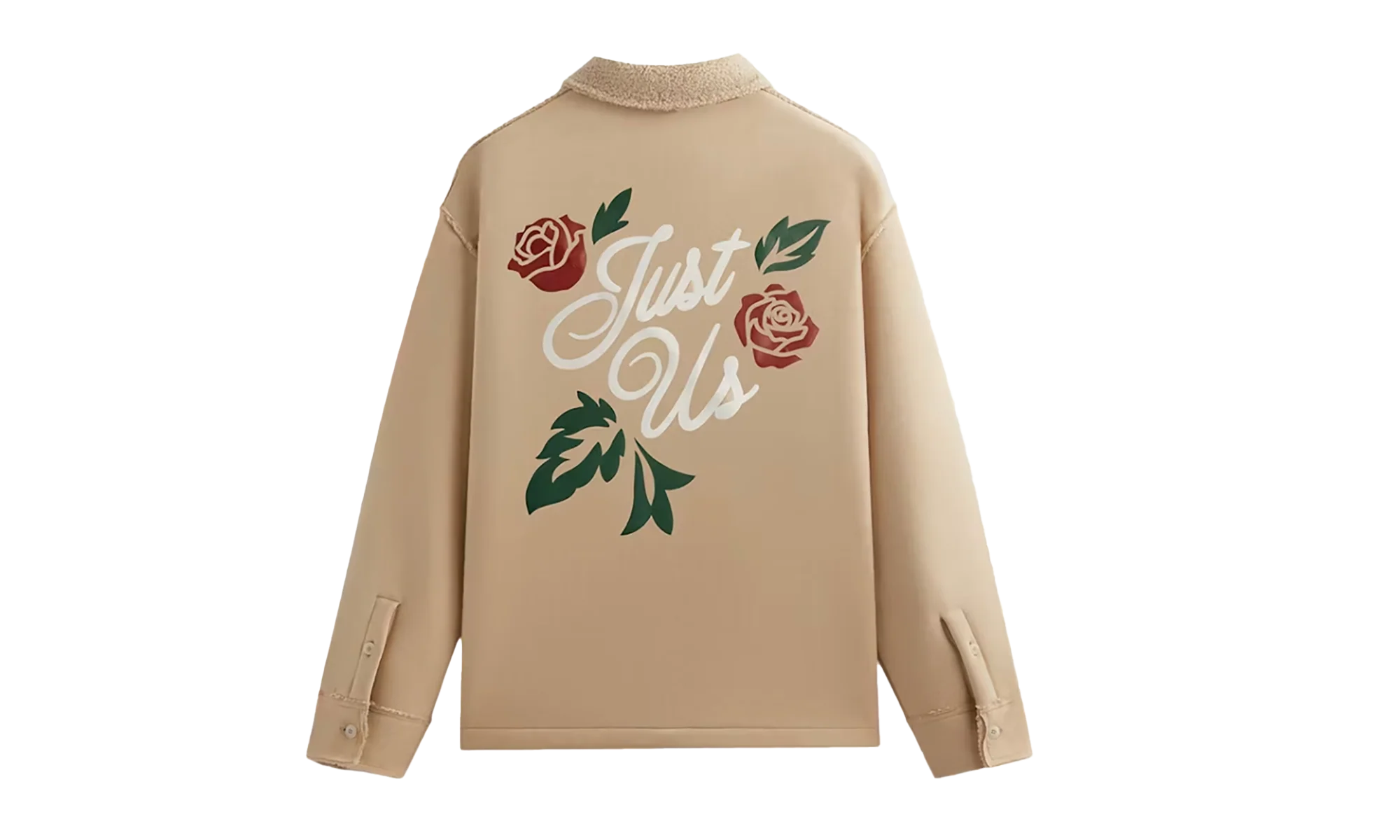 Faux Shearling Long Sleeve Boxy Collared Overshirt "Stolid" khm032631 3037