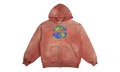 1969 Rock Zip Hoodie "Red" SAT008