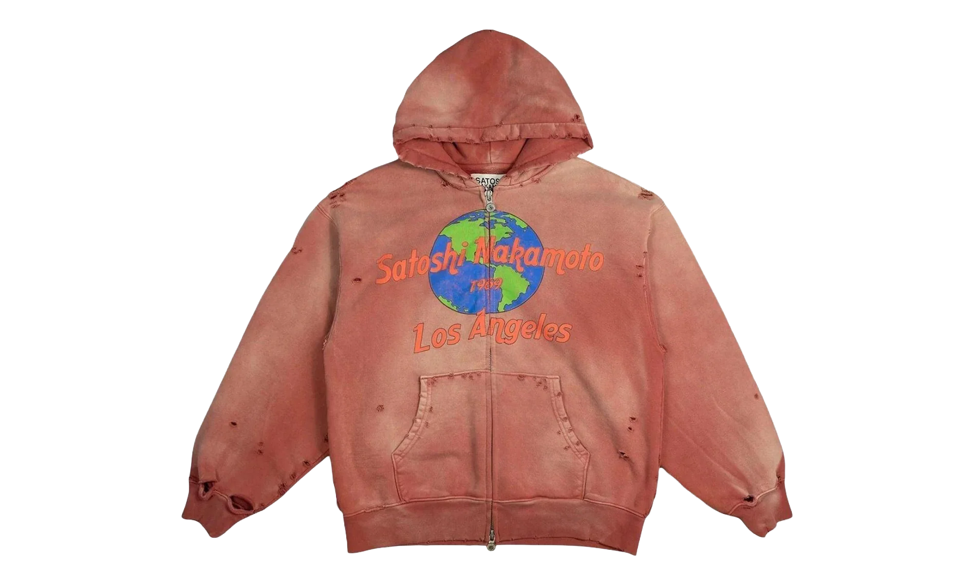 1969 Rock Zip Hoodie "Red" SAT008