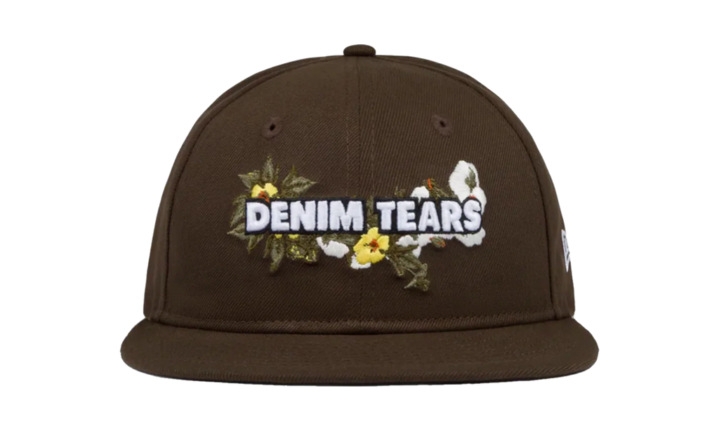 Floral Logo Adjustable Cap "New Era - Brown" DT569