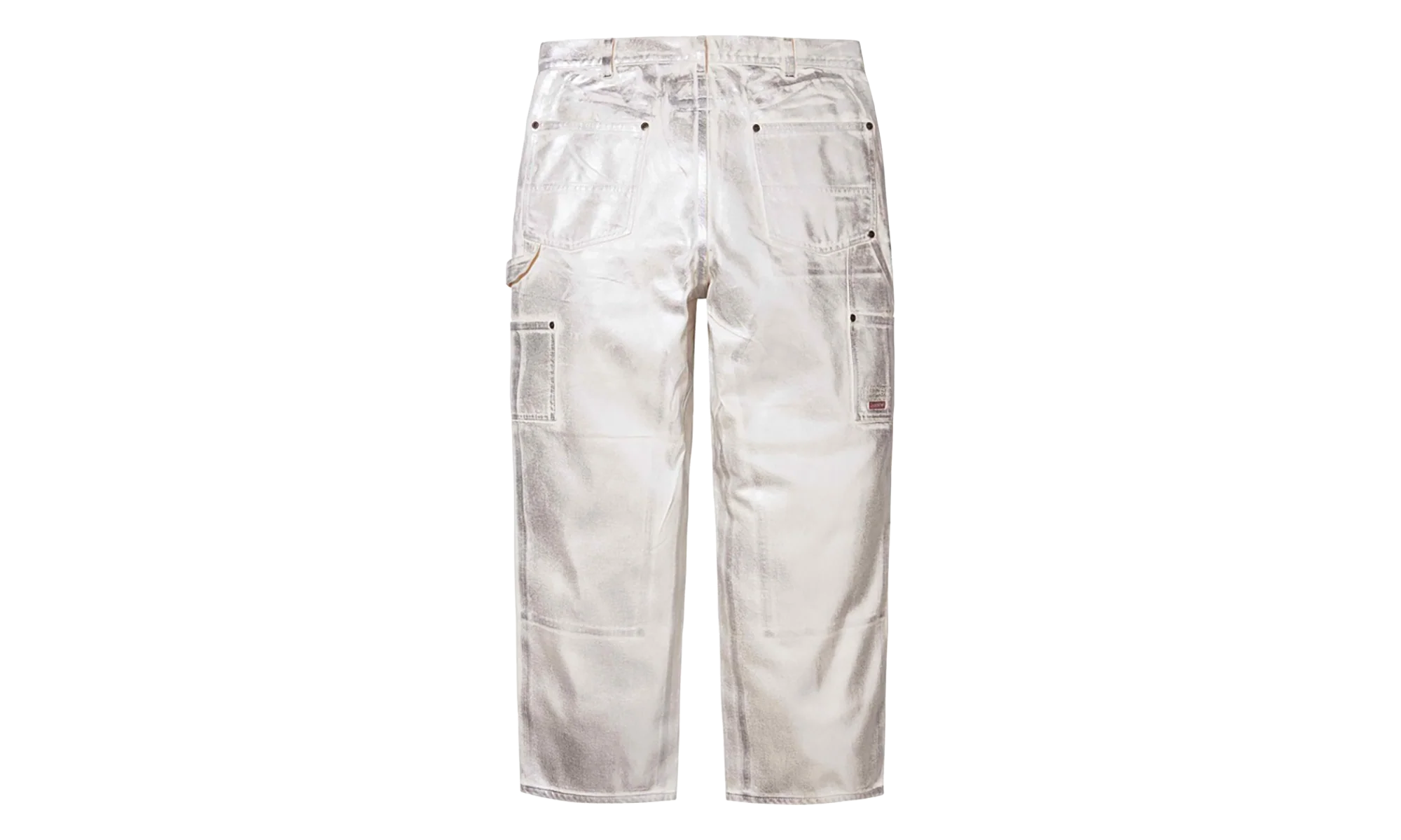 MM6 Maison Margiela Foil Double Knee Painter Pants "SS24 - Natural" SU27240