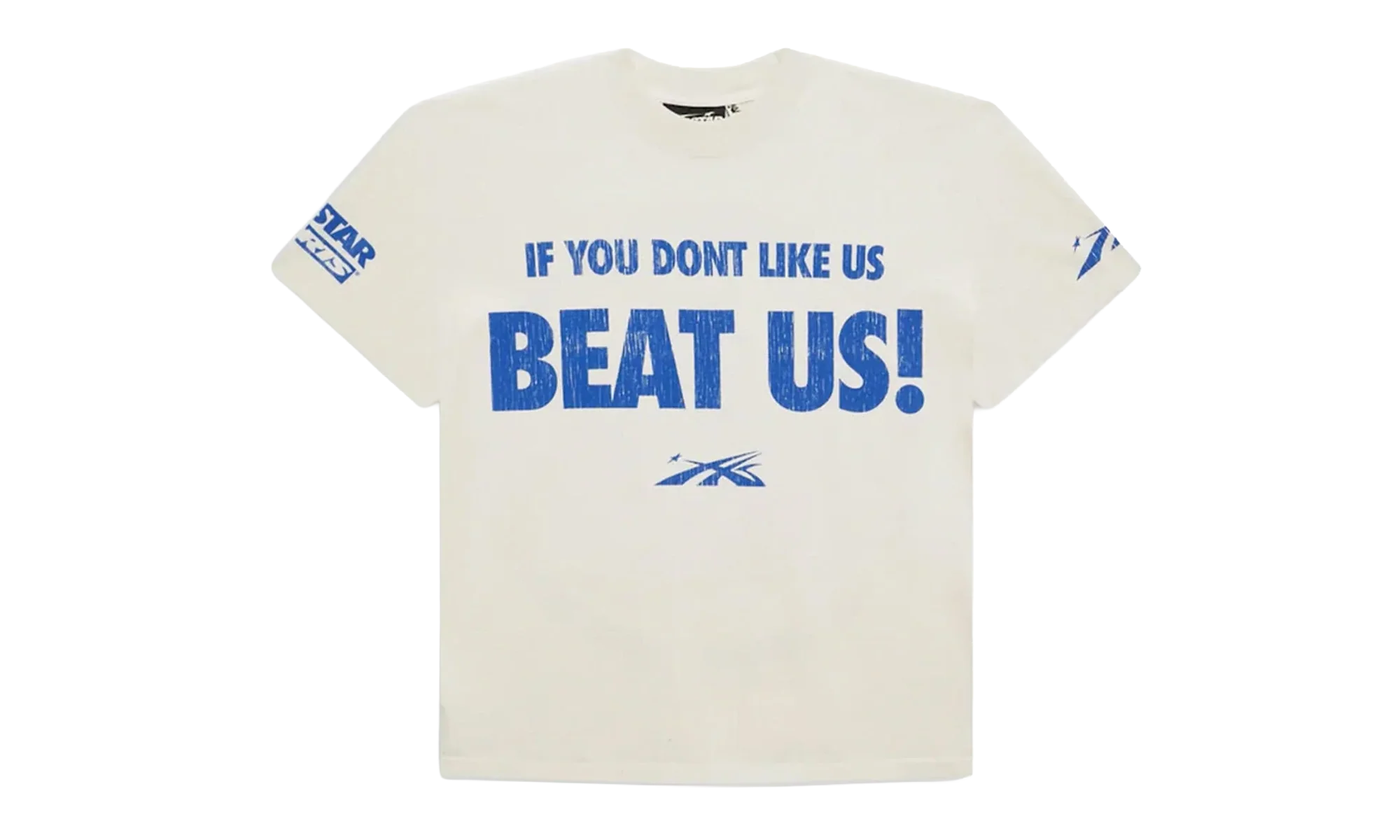 If You Dont Like Us Beat Us Sleeveless T-Shirt "White" HSR188