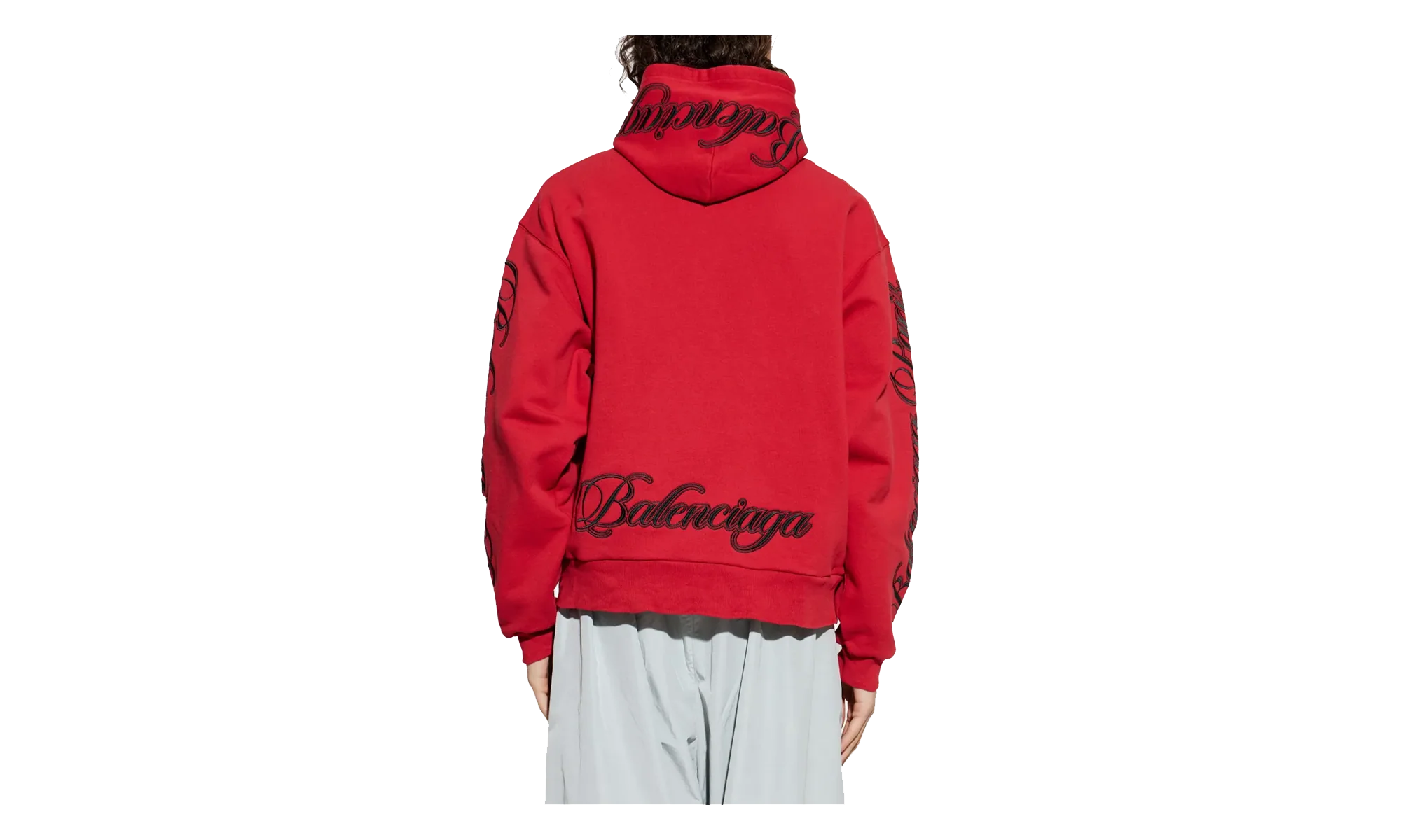 Oversized Hoodie "Red / Black" 858143 TTVM8 6167