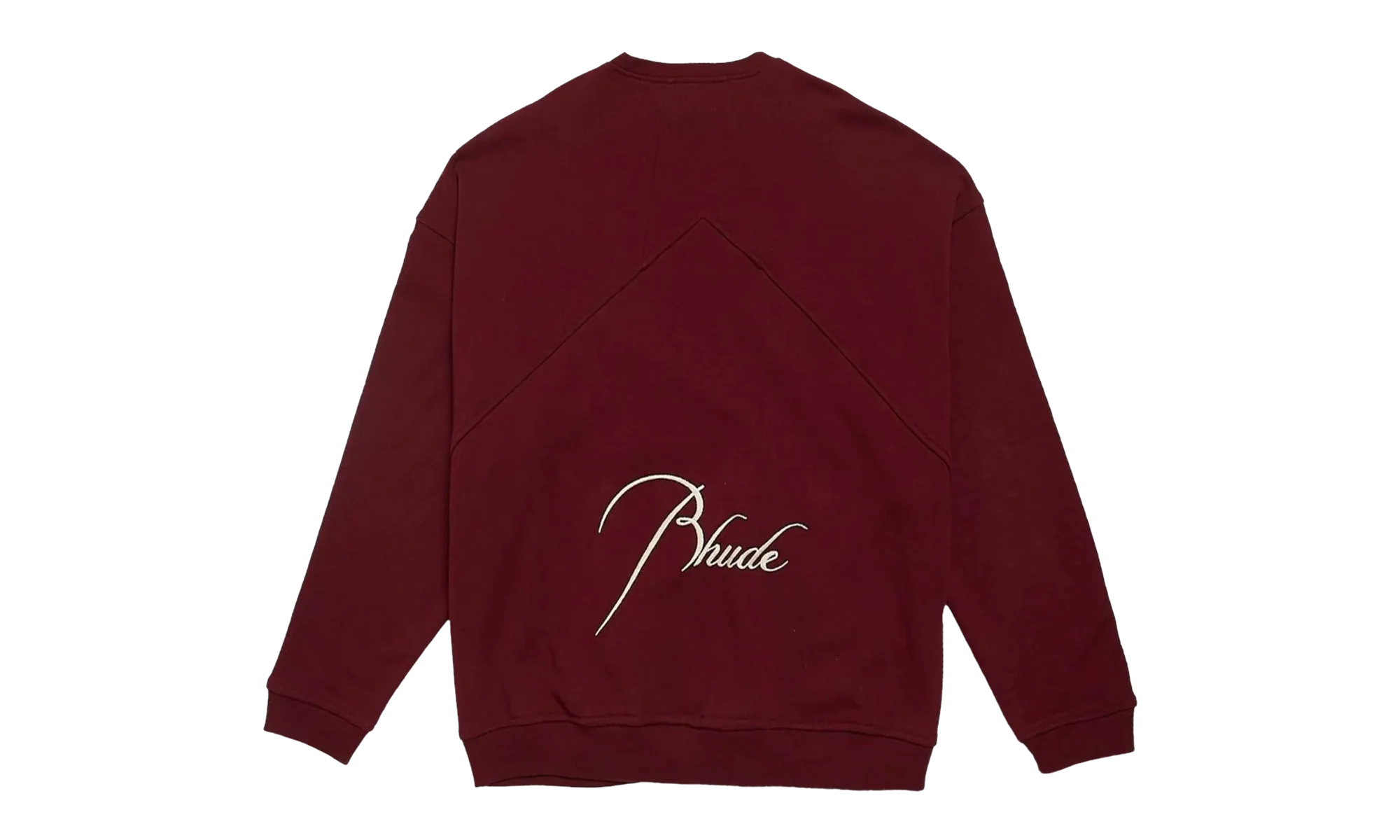 Embroidered Crewneck "Burgundy" PF22SW01012800