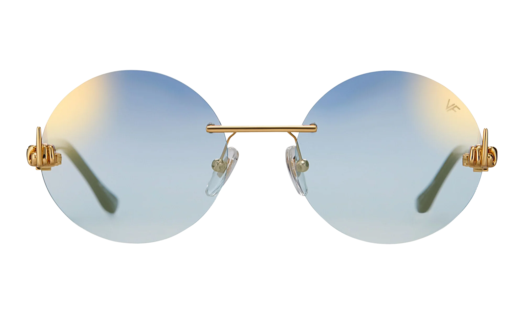 508 Rimless Drill Mount F.U. Edition 24KT "Yellow Gold / Black / Flash Grail" DMMF2 0004 9B2