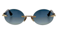 Deep III Sunglasses "Gold - Gradient Blue" CHRM1048