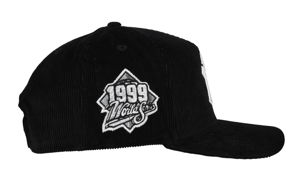 9FIFTY New York Yankees 1999 World Series A Frame Snapback Hat "Black - Corduroy" NE248