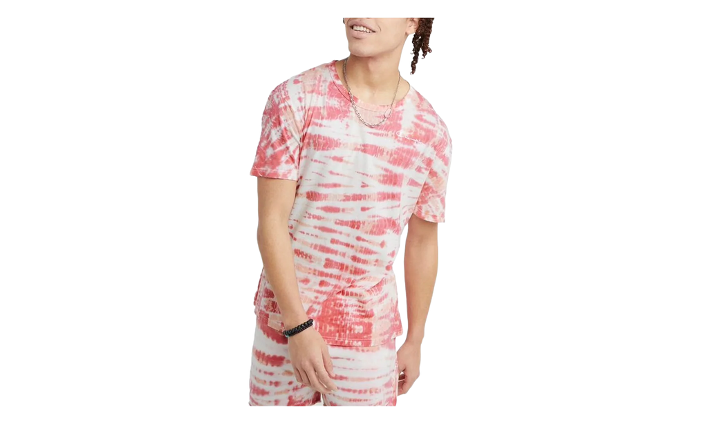 Lightweight T-Shirt "Wave Dye Tickled Rose" T3139 586529AJHJ
