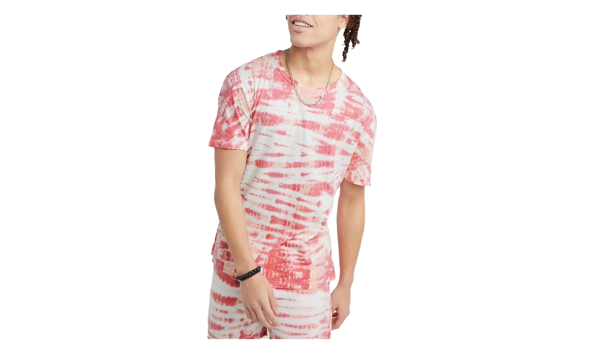 Lightweight T-Shirt "Wave Dye Tickled Rose" T3139 586529AJHJ