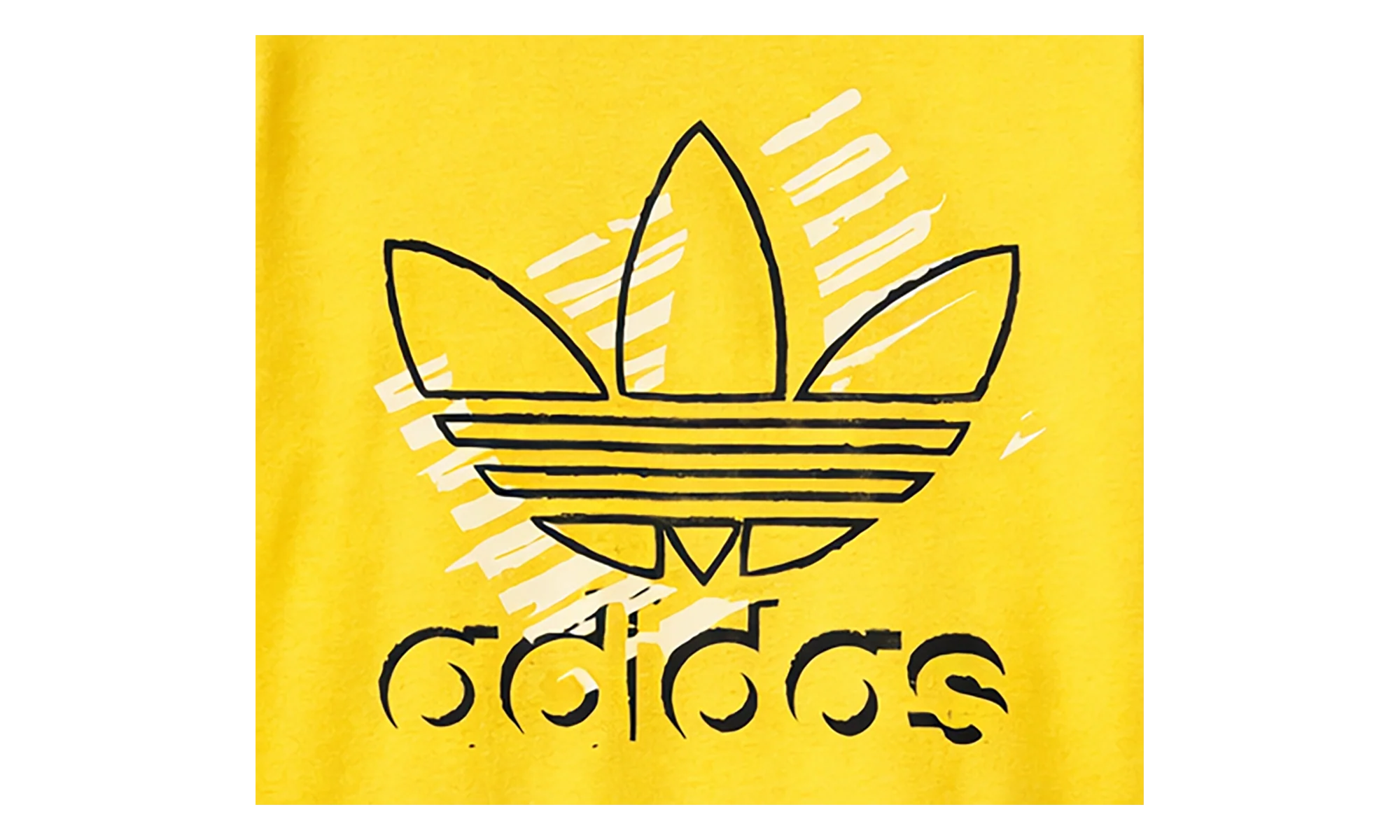 Originals Trefoil Art T-Shirt GS "Yellow" DY5856
