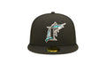 59Fifty MLB Florida Marlins Pop Sweat Fitted Hat "Black" 60243518