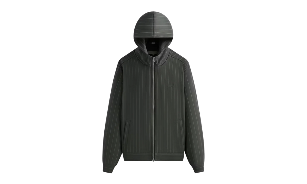 Double Weave Selfridge Zip Up Hoodie "Grey" KITH32