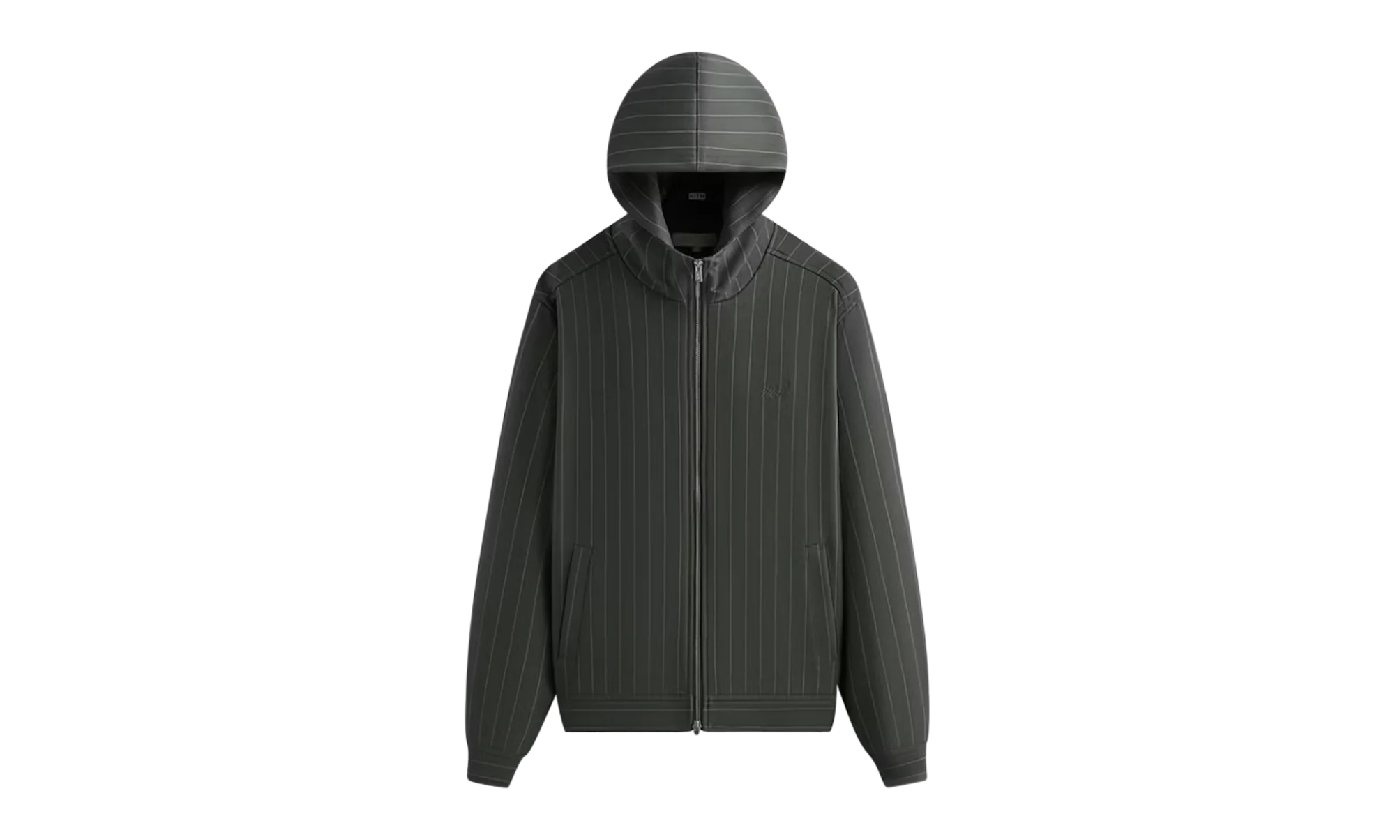 Double Weave Selfridge Zip Up Hoodie "Grey" KITH32