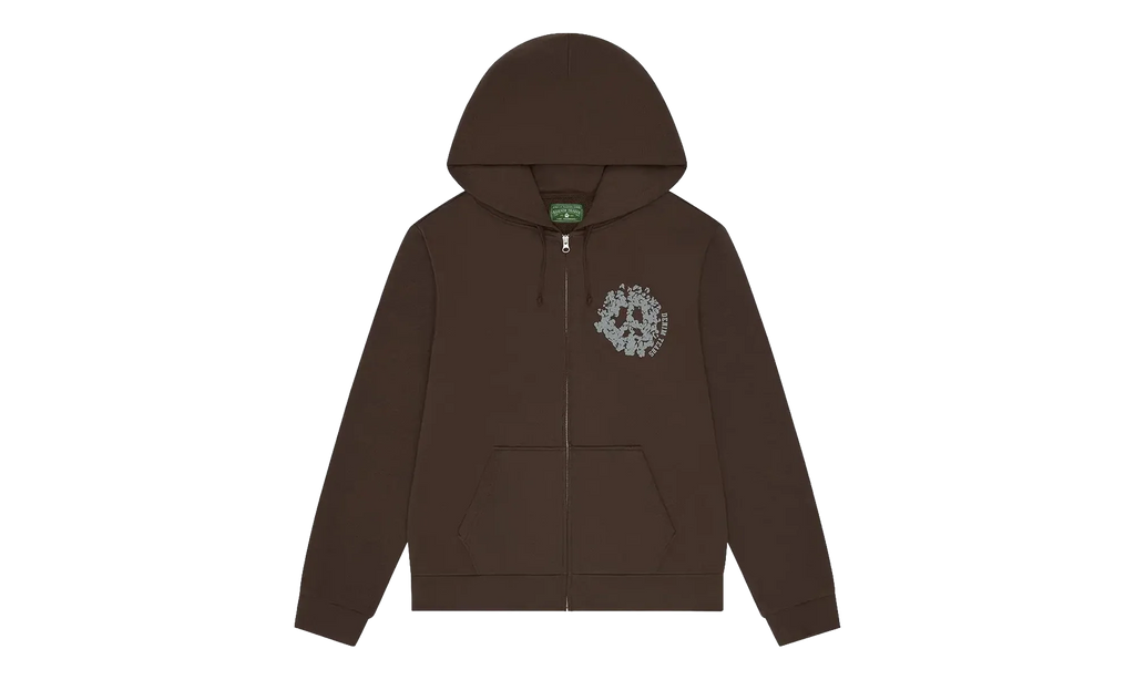 Denim University Zip Hoodie "Brown" DT462