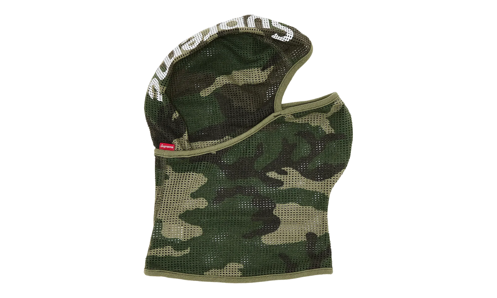 Mesh Lightweight Balaclava "Woodland Camo" SU26956
